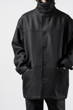 Load image into Gallery viewer, LITTLEBIG Wool Car Coat (BLACK)