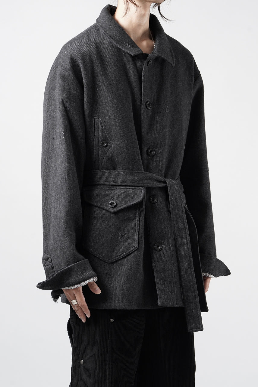 画像をギャラリービューアに読み込む, Professor.E AGED PEACOAT (GREY)