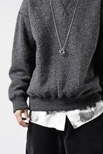 Load image into Gallery viewer, PORTER CLASSIC BABY ALPACA / CASHMERE DOUBLE FACE CREWNECK (CHARCOAL GREY)