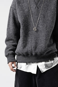 Load image into Gallery viewer, PORTER CLASSIC BABY ALPACA / CASHMERE DOUBLE FACE CREWNECK (CHARCOAL GREY)