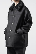 Load image into Gallery viewer, LITTLEBIG Wool Car Coat (BLACK)