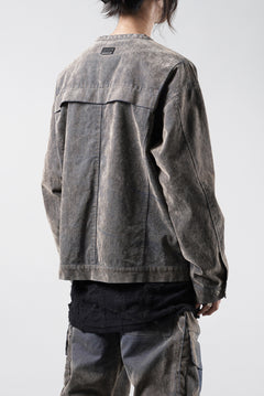 画像をギャラリービューアに読み込む, A.F ARTEFACT SHORT COLLAR BLOUSON / ENZYME WASHED DENIM (BEIGE)