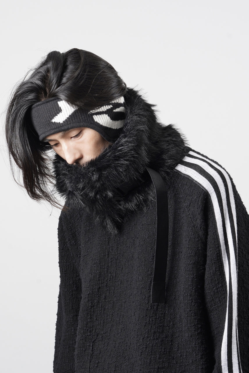 画像をギャラリービューアに読み込む, Y-3 Yohji Yamamoto GRAPHIC LOGO HEADBAND (BLACK x CREAM WHITE)