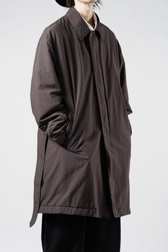 画像をギャラリービューアに読み込む, PORTER CLASSIC WEATHER SOUTIEN COLLAR COAT (BROWN)