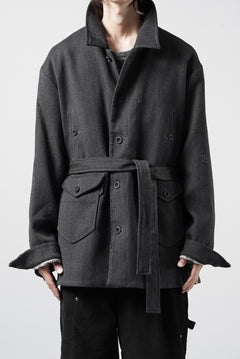 画像をギャラリービューアに読み込む, Professor.E AGED PEACOAT (GREY)