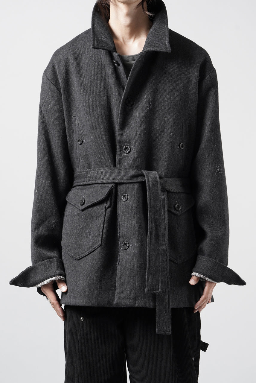 Professor.E AGED PEACOAT (GREY)