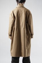 画像をギャラリービューアに読み込む, A TENTATIVE ATELIER exclusive Josef K. SHAWL COLLAR MILITARY COAT w FLEECE LINING (TAN)