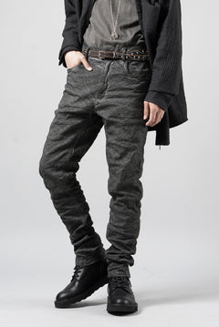 画像をギャラリービューアに読み込む, daub SLIM FIT JEANS / METALLIC STRETCH COTTON (COLD DYED GREY)