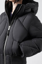 画像をギャラリービューアに読み込む, thom/krom HIGH NECK &amp; BIG HOODIE JACKET / WARM PUFFER (BLACK)