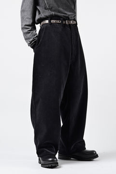 画像をギャラリービューアに読み込む, PORTER CLASSIC CORDUROY FATTY PANTS (BLACK)