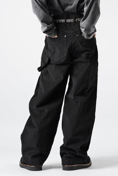 画像をギャラリービューアに読み込む, Professor.E CORDUROY CARPENTER PANTS (BLACK)