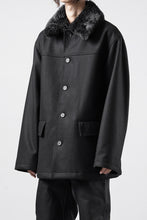 Load image into Gallery viewer, LITTLEBIG Wool Car Coat (BLACK)