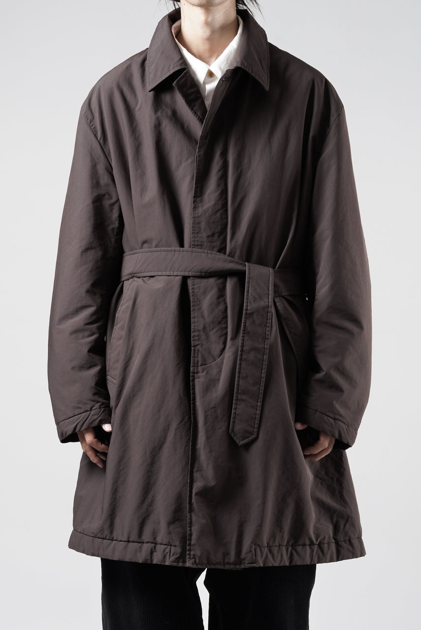 画像をギャラリービューアに読み込む, PORTER CLASSIC WEATHER SOUTIEN COLLAR COAT (BROWN)