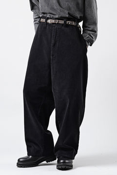 画像をギャラリービューアに読み込む, PORTER CLASSIC CORDUROY FATTY PANTS (BLACK)