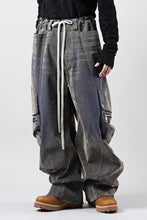 画像をギャラリービューアに読み込む, A.F ARTEFACT CURVED WIDE CARGO PANTS / ENZYME WASHED DENIM (BEIGE)
