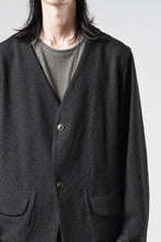 Load image into Gallery viewer, KLASICA "BELLE-SW" 2B V-CUT WORK JACKET / AMBIENCE ANTIQUE DRAPER (CACAO NIB)