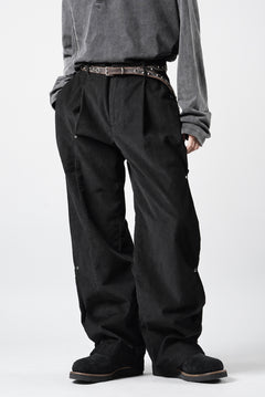 画像をギャラリービューアに読み込む, Professor.E CORDUROY CARPENTER PANTS (BLACK)