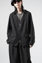 Load image into Gallery viewer, KLASICA "BELLE-SW" 2B V-CUT WORK JACKET / AMBIENCE ANTIQUE DRAPER (CACAO NIB)