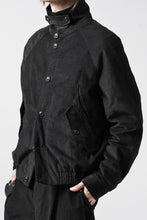 画像をギャラリービューアに読み込む, Professor.E CORDUROY HARRINGTON JACKET (BLACK)