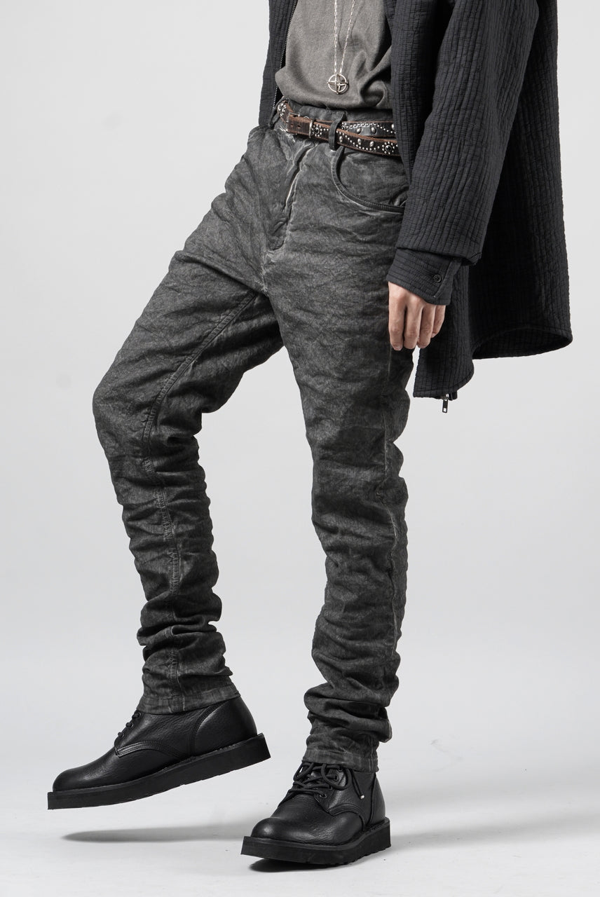 画像をギャラリービューアに読み込む, daub SLIM FIT JEANS / METALLIC STRETCH COTTON (COLD DYED GREY)