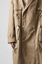 画像をギャラリービューアに読み込む, A TENTATIVE ATELIER exclusive Josef K. SHAWL COLLAR MILITARY COAT w FLEECE LINING (TAN)