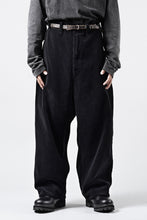 画像をギャラリービューアに読み込む, PORTER CLASSIC CORDUROY FATTY PANTS (BLACK)