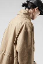 画像をギャラリービューアに読み込む, A TENTATIVE ATELIER exclusive Josef K. SHAWL COLLAR MILITARY COAT w FLEECE LINING (TAN)