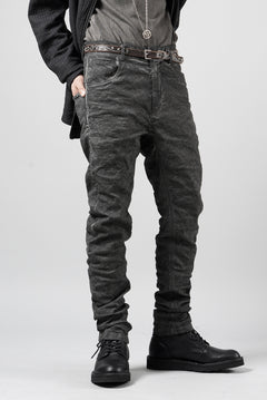 画像をギャラリービューアに読み込む, daub SLIM FIT JEANS / METALLIC STRETCH COTTON (COLD DYED GREY)