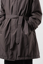 画像をギャラリービューアに読み込む, PORTER CLASSIC WEATHER SOUTIEN COLLAR COAT (BROWN)