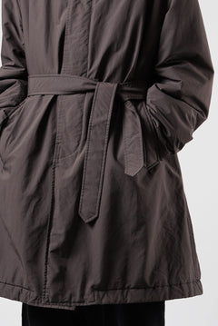 画像をギャラリービューアに読み込む, PORTER CLASSIC WEATHER SOUTIEN COLLAR COAT (BROWN)