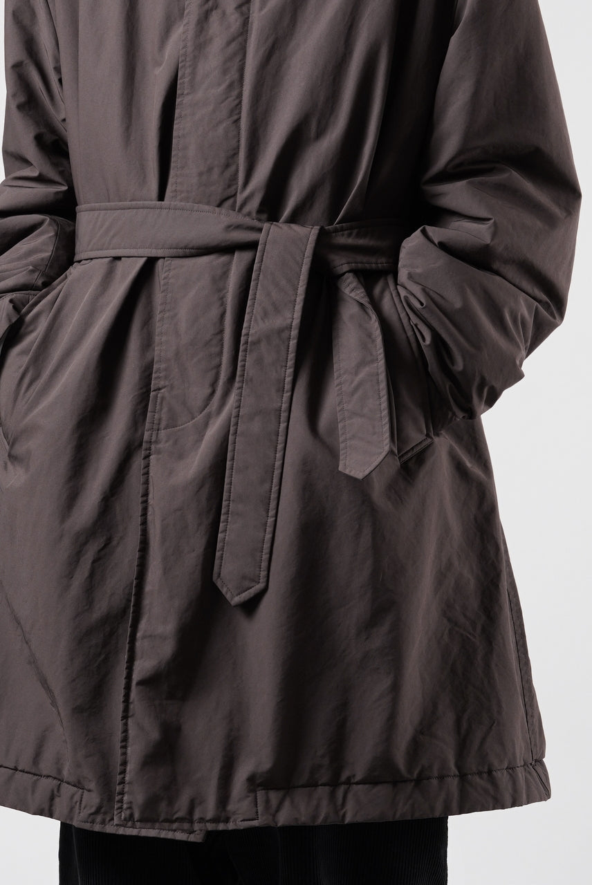 画像をギャラリービューアに読み込む, PORTER CLASSIC WEATHER SOUTIEN COLLAR COAT (BROWN)