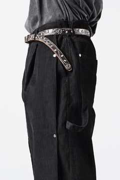 画像をギャラリービューアに読み込む, Professor.E CORDUROY CARPENTER PANTS (BLACK)