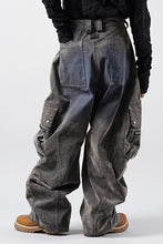 画像をギャラリービューアに読み込む, A.F ARTEFACT CURVED WIDE CARGO PANTS / ENZYME WASHED DENIM (BEIGE)