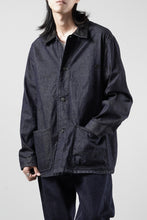 Load image into Gallery viewer, FULLCOUNT x GDC GFC2001 Leather Collar Denim Chore Jacket (INDIGO)