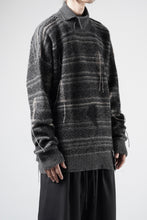 画像をギャラリービューアに読み込む, ISABEL BENENATO High-Neck Jacquard Sweater in Yak  (GRAPHITE)