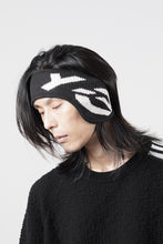 画像をギャラリービューアに読み込む, Y-3 Yohji Yamamoto GRAPHIC LOGO HEADBAND (BLACK x CREAM WHITE)