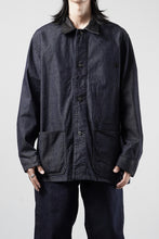 Load image into Gallery viewer, FULLCOUNT x GDC GFC2001 Leather Collar Denim Chore Jacket (INDIGO)