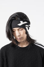 画像をギャラリービューアに読み込む, Y-3 Yohji Yamamoto GRAPHIC LOGO HEADBAND (BLACK x CREAM WHITE)