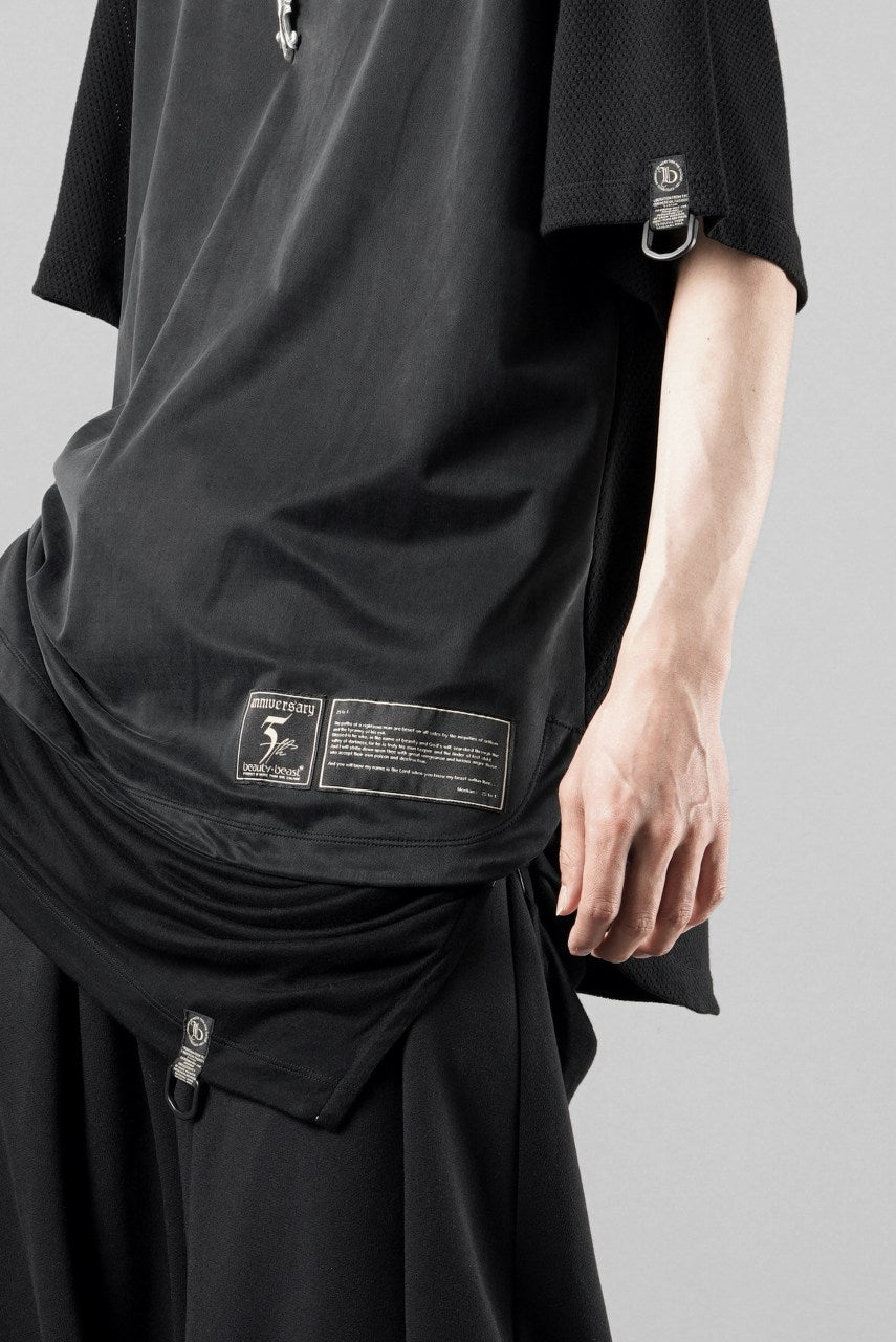 画像をギャラリービューアに読み込む, beauty:beast Suedy S/S TEE (BLACK)