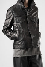 画像をギャラリービューアに読み込む, A LEATHER 3rd Jacket / SMOOTH COWHIDE (BLACK)