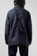 Load image into Gallery viewer, FULLCOUNT x GDC GFC2001 Leather Collar Denim Chore Jacket (INDIGO)