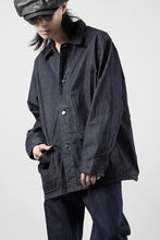 Load image into Gallery viewer, FULLCOUNT x GDC GFC2001 Leather Collar Denim Chore Jacket (INDIGO)