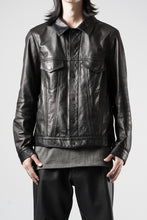 画像をギャラリービューアに読み込む, A LEATHER 3rd Jacket / SMOOTH COWHIDE (BLACK)
