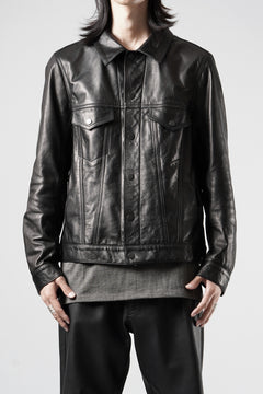 画像をギャラリービューアに読み込む, A LEATHER 3rd Jacket / SMOOTH COWHIDE (BLACK)