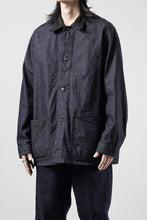 Load image into Gallery viewer, FULLCOUNT x GDC GFC2001 Leather Collar Denim Chore Jacket (INDIGO)