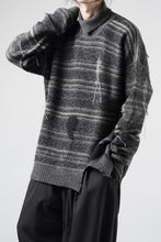 画像をギャラリービューアに読み込む, ISABEL BENENATO High-Neck Jacquard Sweater in Yak  (GRAPHITE)