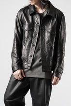 画像をギャラリービューアに読み込む, A LEATHER 3rd Jacket / SMOOTH COWHIDE (BLACK)