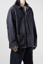 Load image into Gallery viewer, FULLCOUNT x GDC GFC2001 Leather Collar Denim Chore Jacket (INDIGO)