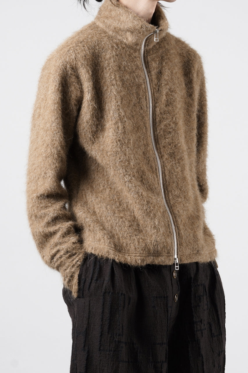 Load image into Gallery viewer, LITTLEBIG Zip Up Knit Jacket (BEIGE)