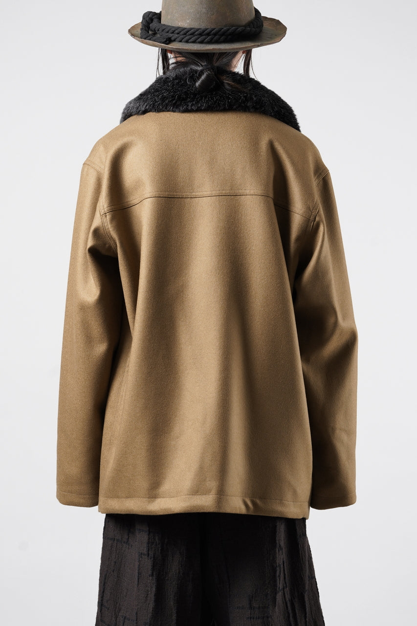 画像をギャラリービューアに読み込む, LITTLEBIG Wool Car Coat (BROWN)